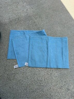 Vintage Waverly Home Fashions Solid Light blue valance curtains